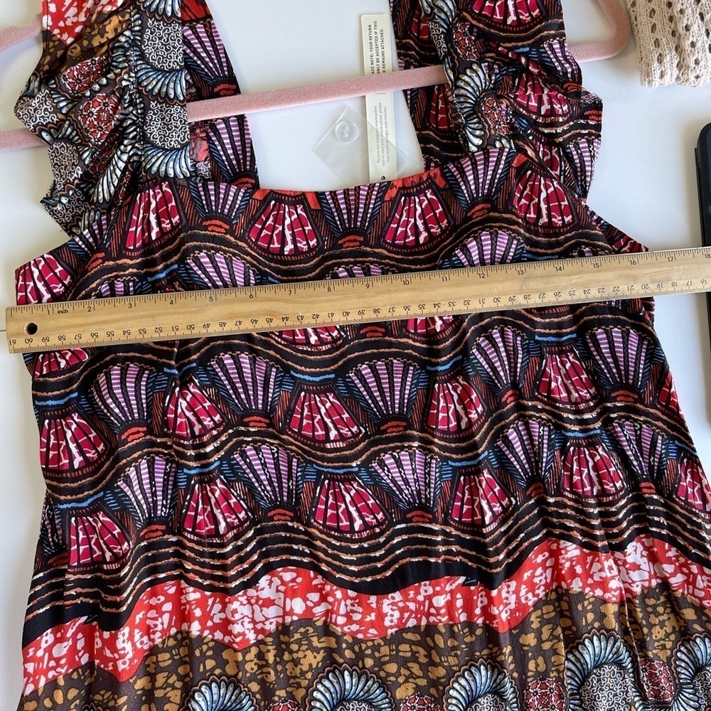 Anthropology Corey Lynn Calter Doriane Midi Dress Seashells Size M NWT - Picture 8 of 11